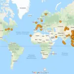 Mappa diffusione mondiale del Coronavirus